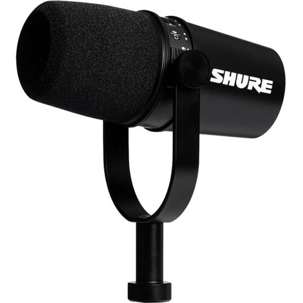 Shure MV7 USB Podcast Microphone (Black)