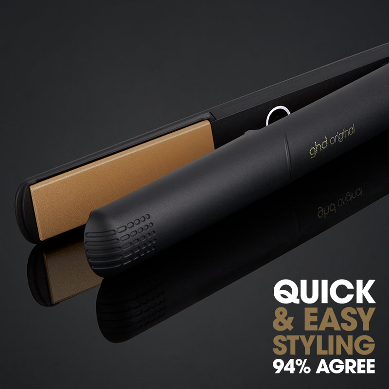 New & Improved GHD Original Professional Hair Straightener (Black)