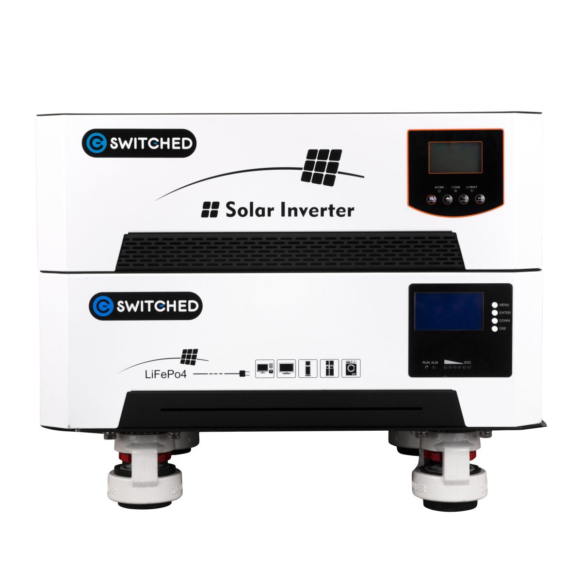 Switched 5200W Solar Power Inverter | LiFePo4 ESS Trolley Power Station